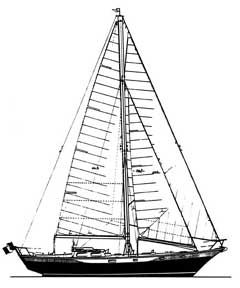 46-foot cutter without bowsprit