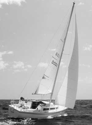 Catalina 27, second boat, 1971