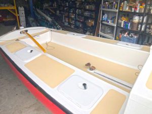 The cockpit is completed — except for a million other details that came later.