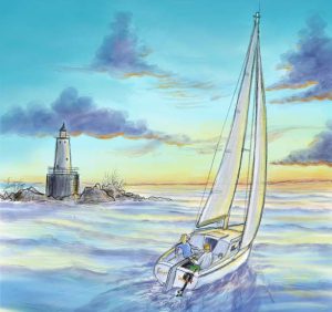 sailing illustration