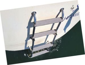 since every step on the ladder wasslightly di erent, each tread had to be
custom built.