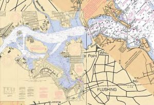 If you’re coming from Long Island Sound, refer to the current chart for New York Harbor and the inset specifically for Hell Gate and N Brother Island. It is 4.5 nm from Throg’s Neck Bridge to N Brother. If the current is more than 1 knot against you, wait. Time your arrival at N Brother for slack current before the ebb and you will have no current problems.