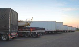All oversized loads are required to stop at sunset at designated parking areas.